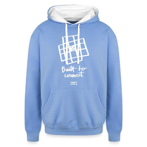 Built to connect - Unisex Contrast Hoodie