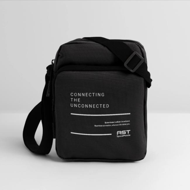 Connecting The Unconnected White - Upright Crossbody Bag