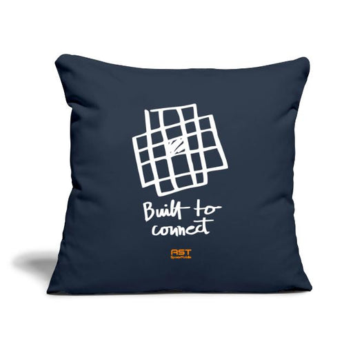 Built to connect - Throw Pillow Cover 17.5” x 17.5”