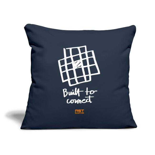 Built to connect - Throw Pillow Cover 17.5” x 17.5”