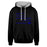 Connecting the Unconnected Blue - Unisex Contrast Hoodie