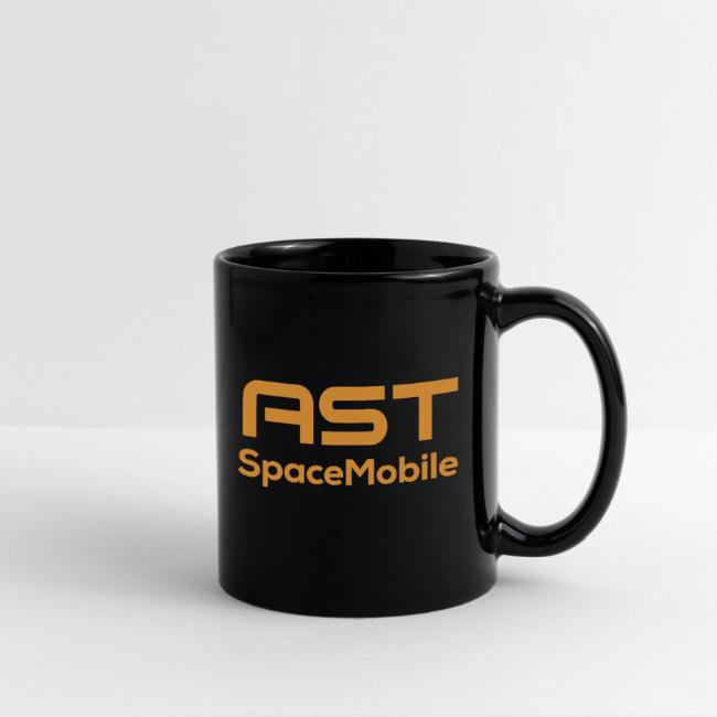 AST SpaceMobile orange logo stacked 1 - Full Color Mug