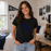 ASTS Women's Blue Connect the Unconnected Tee