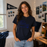 ASTS Women's Blue Connect the Unconnected Tee
