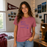 ASTS Women's Blue Connect the Unconnected Tee
