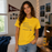 ASTS Women's Blue Connect the Unconnected Tee