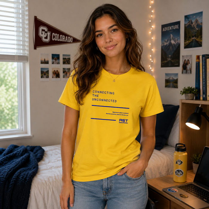 ASTS Women's Blue Connect the Unconnected Tee