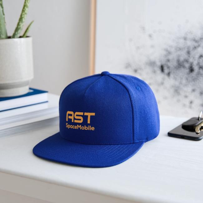 AST SpaceMobile Orange Logo Snapback Cap