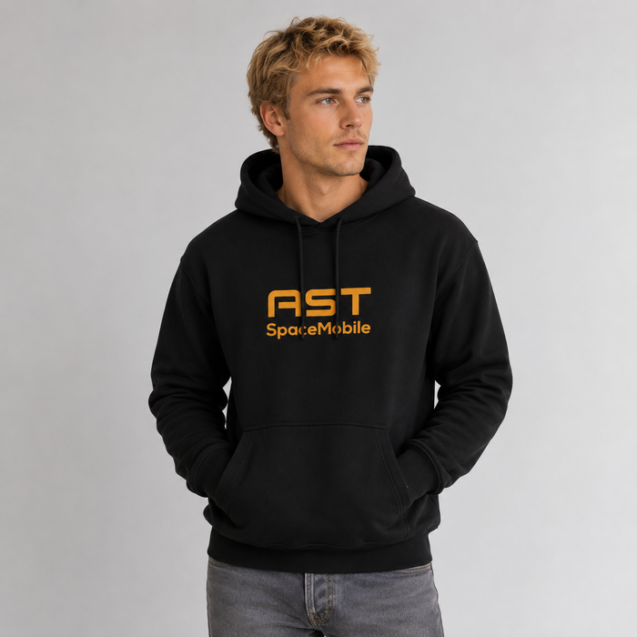 ASTS Orange Lettering Men's Hoodie
