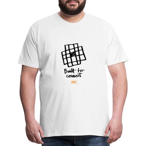 Built to connect - Black - Men's Premium T-Shirt