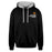 Everyone Everywhere - White Print - Unisex Contrast Hoodie