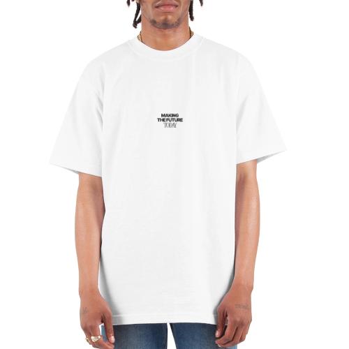 Out of this World - Black Print - Unisex Oversized Heavyweight T-Shirt